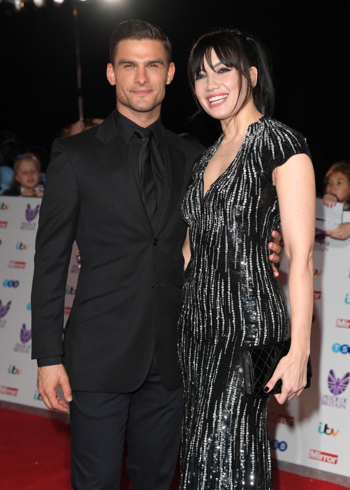 Daisy Lowe and Aljaz Skorjanec