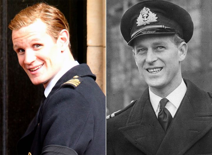 Matt Smith got one tip from Prince William for playing his grand-father the Duke of Edinburgh on screen