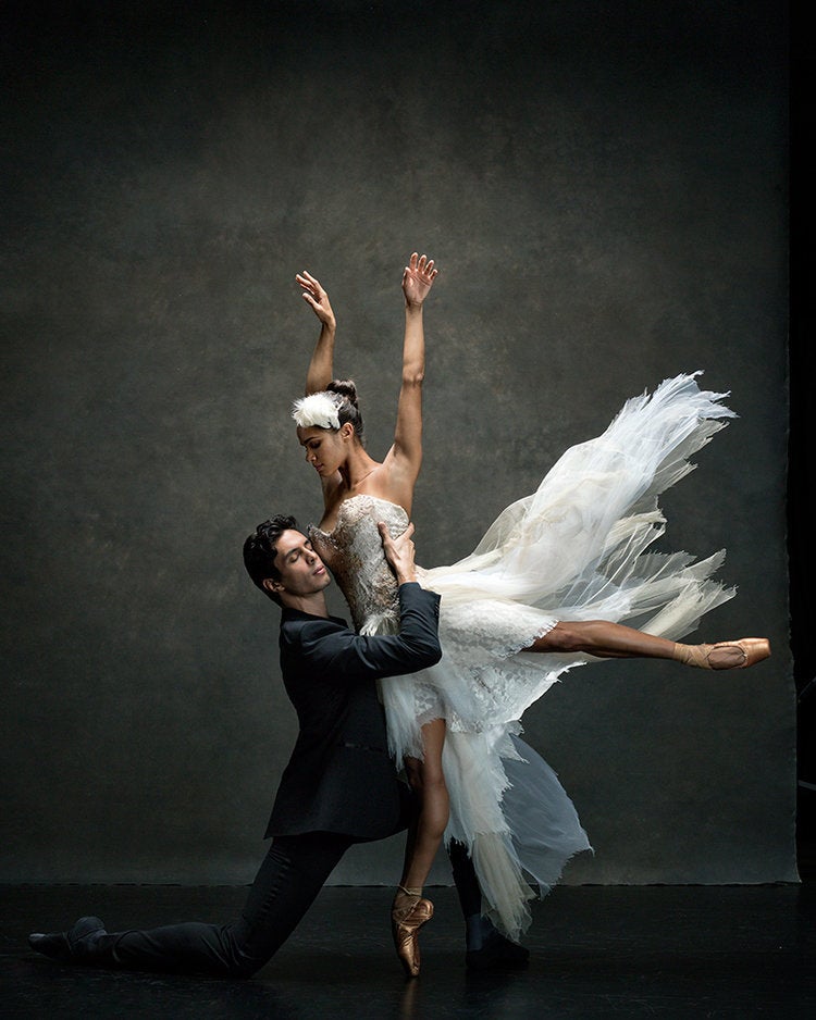 Misty Copeland and Alexandre Hammoudi of the American Ballet Theatre.