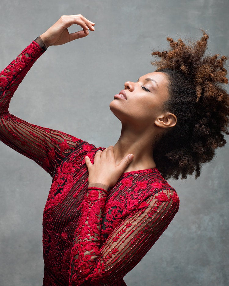 Fana Tesfagiorgis of the Alvin Ailey American Dance Theatre.