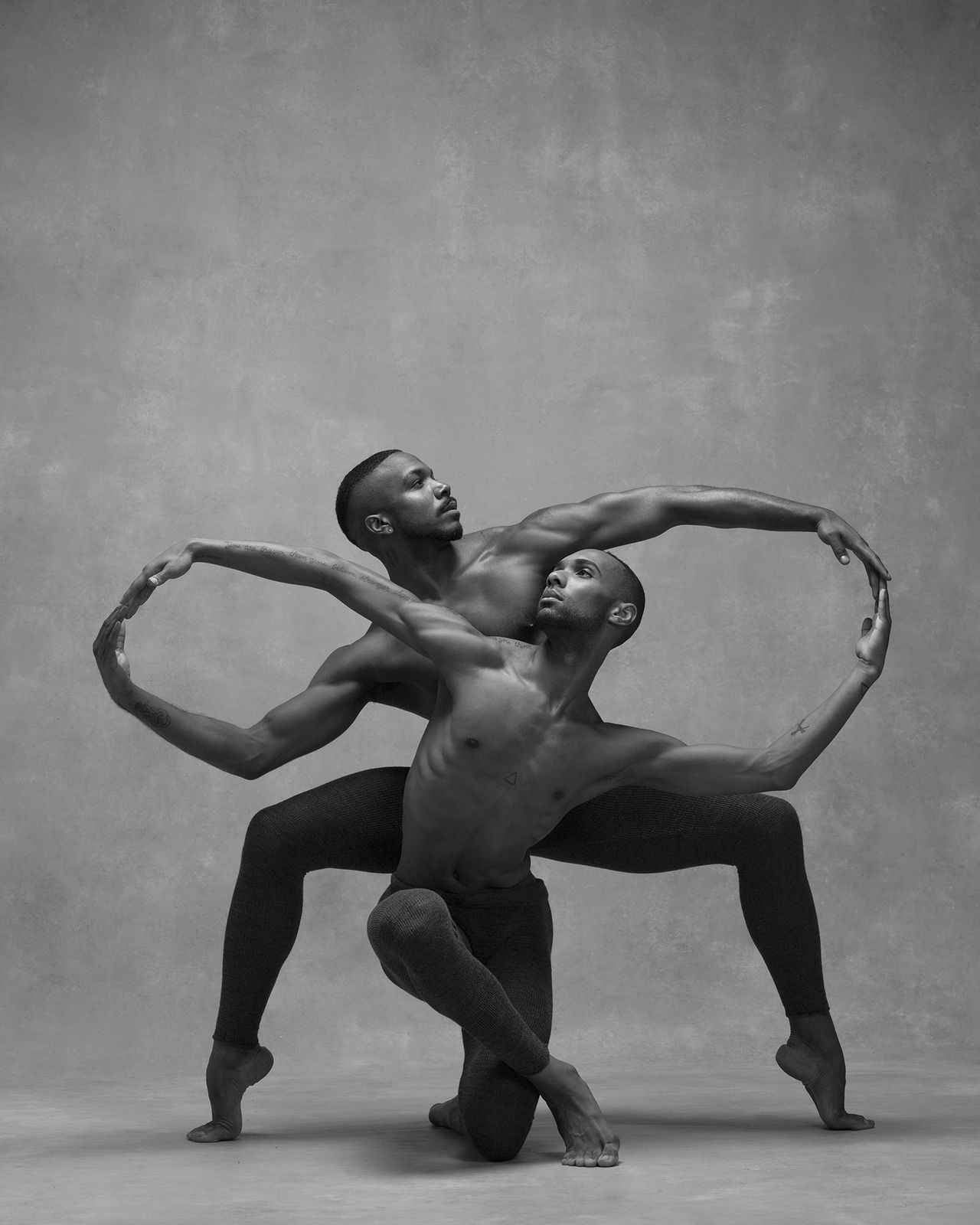 Michael Jackson Jr. and Sean Aaron Carmon of the Alvin Ailey American Dance Theatre.