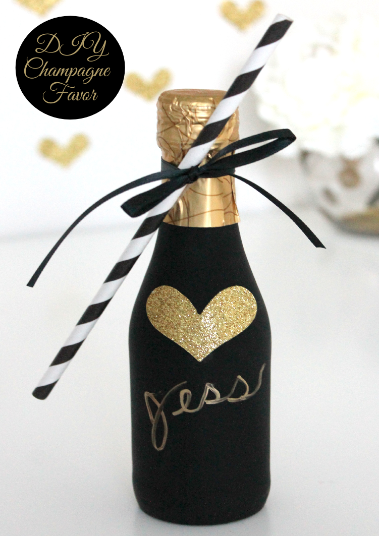 Photo from <a href="http://sweetlychicevents.com/diy-champagne-favor/" target="_blank">Sweetly Chic Events</a>