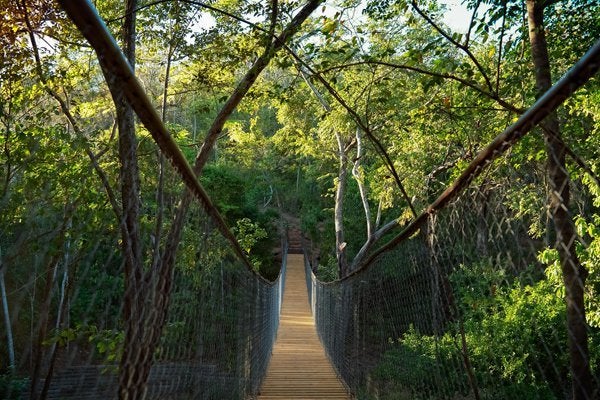 Your Very Own Jurassic Park Wedding at Nekupe Sporting Resort and Retreat in Nicaragua: This 1300-acre nature reserve gives you your very own Jurassic Park-esque wedding, ATVs included (no dinos, of course). With an enchanted non-denominational chapel perched at the top of the reserve, there’s no shortage of gorgeous photo opportunities. But you can also roam freely around the property via horseback or cross a wild drawbridge for swoonworthy pictures and memories in the lush countryside.