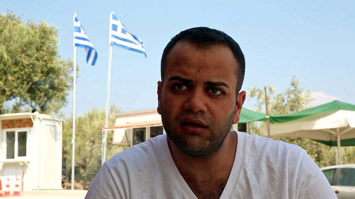 Ramy Qudmany, from Syria, was among the survivors of the boat that capsized, close to the coast of Lesbos, claiming the lives