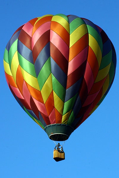 <p><strong>Hot Air Balloon over Letchworth State Park in Finger Lakes, New York: </strong>Fly away in matrimonial bliss with this unique way to tie the knot: via hot air balloon! The gorgeous, sprawling region of upstate New York is known for its wineries (they've got over 120!) and stunning lakes. Exchange your vows or make your entrance/exit soaring over Letchworth with stellar views of the waterfalls and gorges as the "Grand Canyon of the East Coast" zips by. Back on the ground, there's no shortage of options to host your reception, from charming vineyards to lakeside locales.</p>