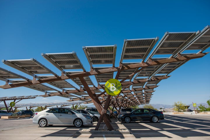 Solar panels are becoming more widespread as costs decrease. Experts expect solar power to be as cheap or cheaper than fossi