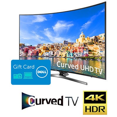  49" Samsung 4K Curved LED HDTV + $150 Dell Gift Card for $599.99 (Orig $1100) 