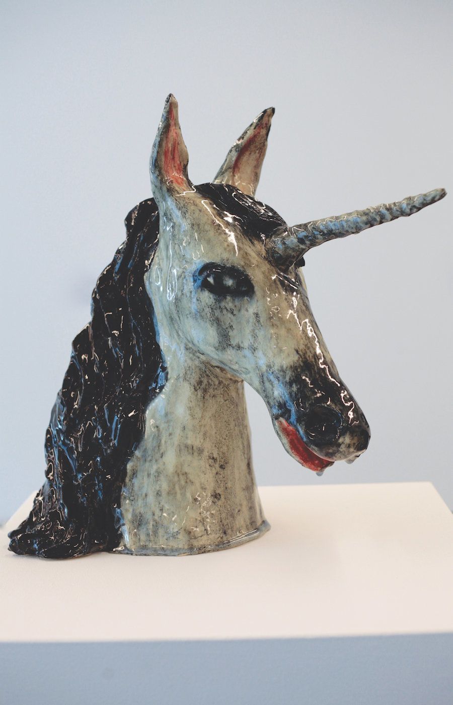 Klara Kristalova, "Unicorn," 2014, glazed stoneware