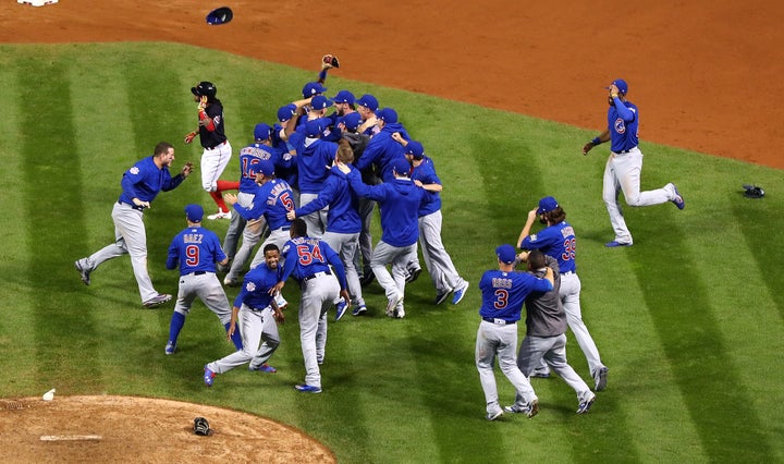 Presumably, the Chicago Cubs' championship T-shirts are flying off the shelves.