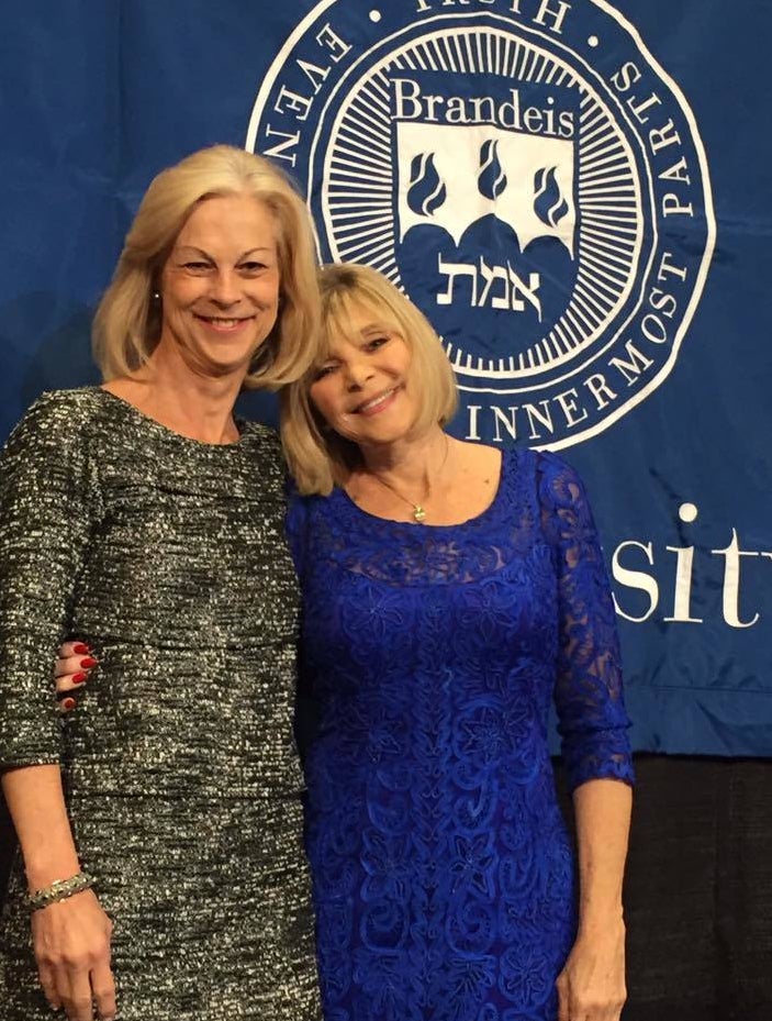 <p>Christie Hefner (left) with Kitty Bruce</p>