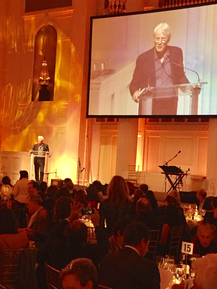 Actor Richard Gere hosts the Garrison Institute’s annual Insight + Impact gala in Manhattan Tuesday, November 1, 2016.