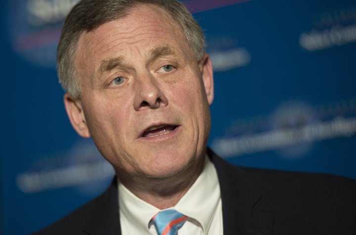 Sen. Richard Burr (R-N.C.) speaks after attending a closed committee hearing on Capitol Hill on Nov. 17, 2015.