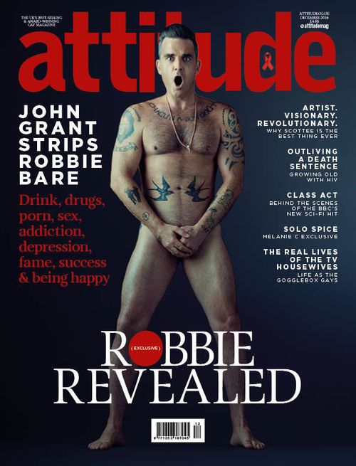 Gay Porn Magazines 2014 - Robbie Williams Gets Naked (Again) For Attitude Magazine And We're Not  Complaining | HuffPost UK Entertainment