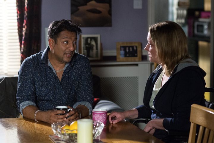 <strong>Masood has some news to break to Jane</strong>