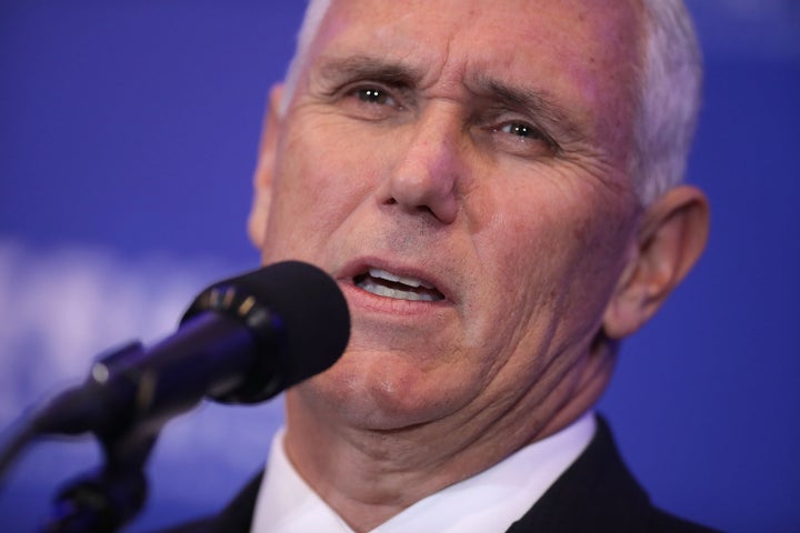 Mike Pence's face when Laura Shanley calls him, probably.