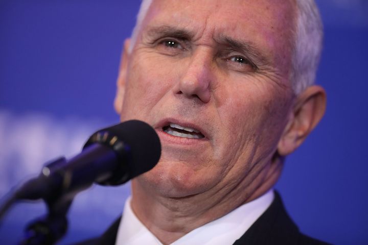 Mike Pence's face when Laura Shanley calls him, probably. 