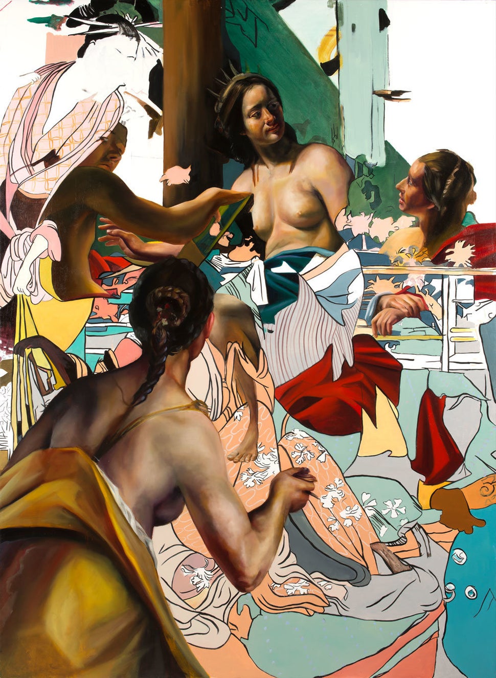 "One by one, they have vanished into the blank behind their names," 2016.