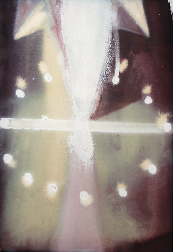 Ross Bleckner. Untitled, 1988. Oil on paper.