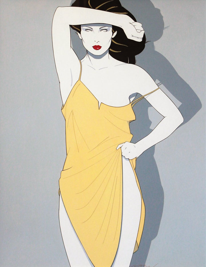 <p>Patrick Nagel. Mixed media on illustration board. c. 1980</p>