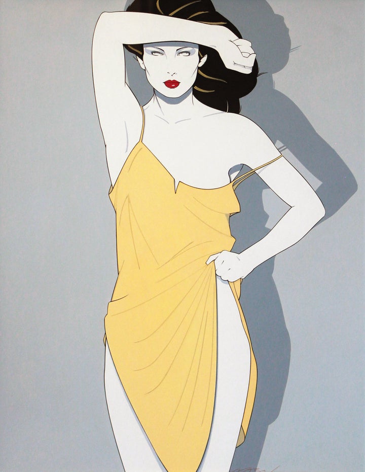 Patrick Nagel. Mixed media on illustration board. c. 1980