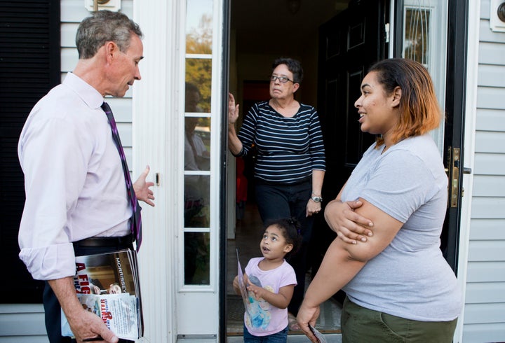 Joe Morrissey campaigns on Sept. 12, 2016.