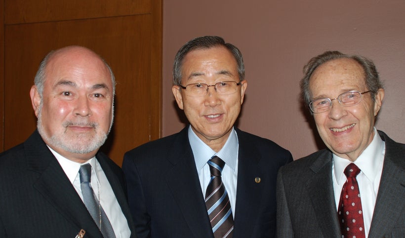 UN Secretary General Ban Ki-moon and Former US Secretary of Defense Dr. William Perry