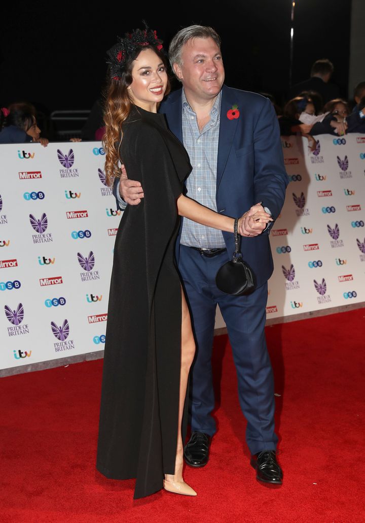 Katya and Ed at the Pride Of Britain awards