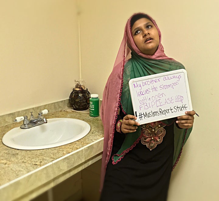 “My brother always leaves the shampoo bottle open. FBI please help. #MuslimsReportStuff”