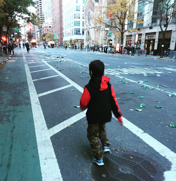 Practicing for 2026 during last years clean up