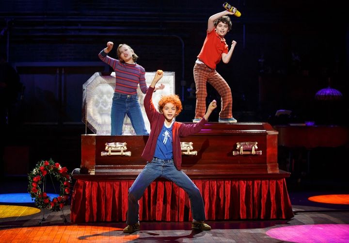 <p>The cast of the National Tour of “Fun Home”</p>