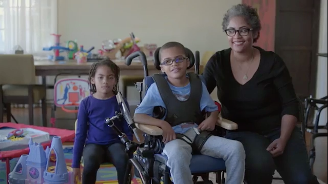 <p>From L to R: Phoebe Hutcherson, Xavier Hutcherson and Lori Lakin Hutcherson</p>
