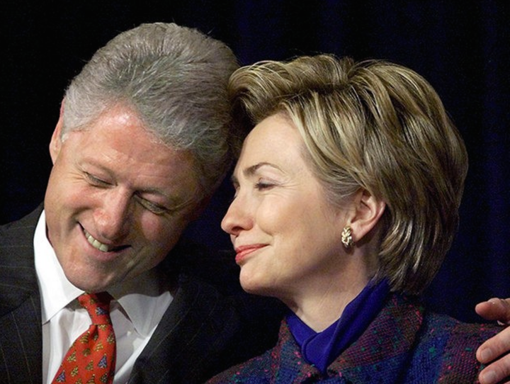 Bill & Hillary Clinton.