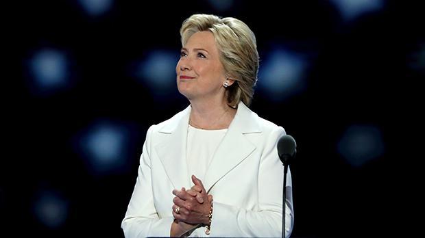 Hillary Clinton becomes the first woman to be nominated for president by a major party