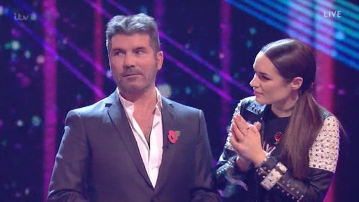 Nicole's reaction raised eyebrows from Simon Cowell