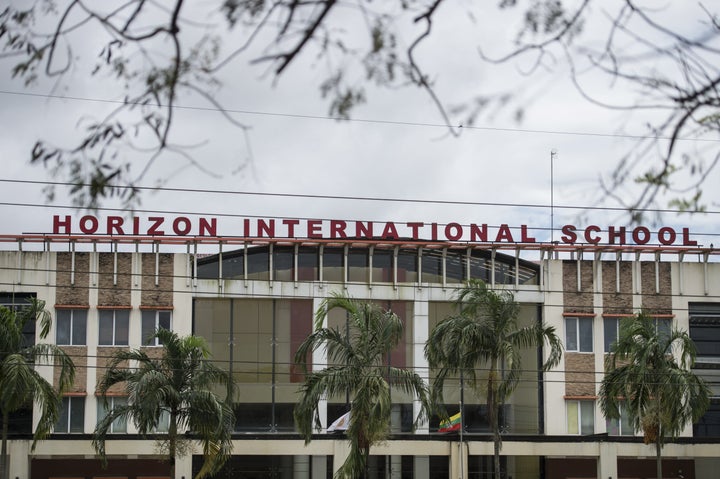 Both men taught English at the Horizon International School in Yangon