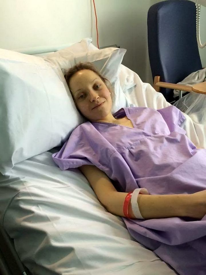 Alex Keel pictured before her first liver transplant in 2012.