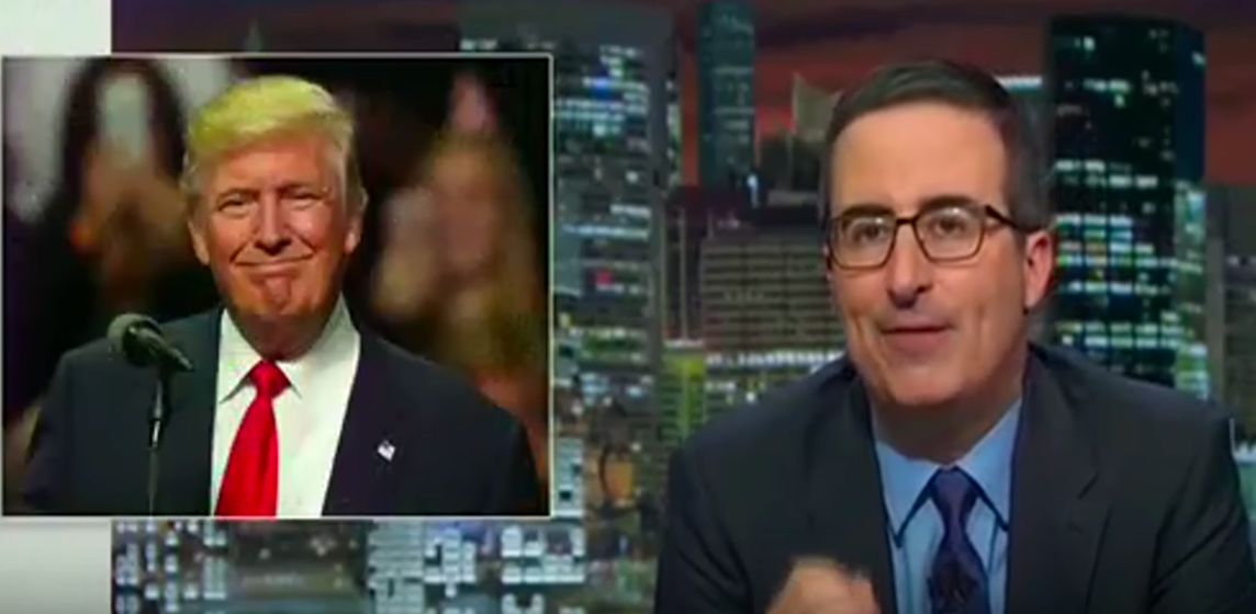 John Oliver Blames Himself For Donald Trump's Presidential Campaign ...