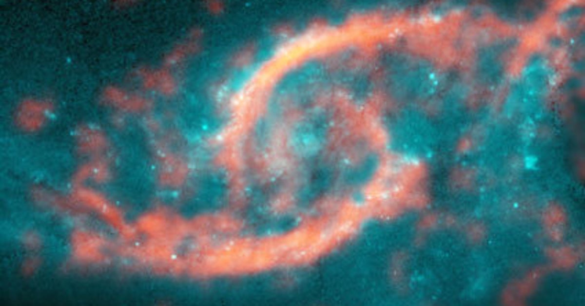 This Striking Celestial Eye Formed When Two Galaxies Collided