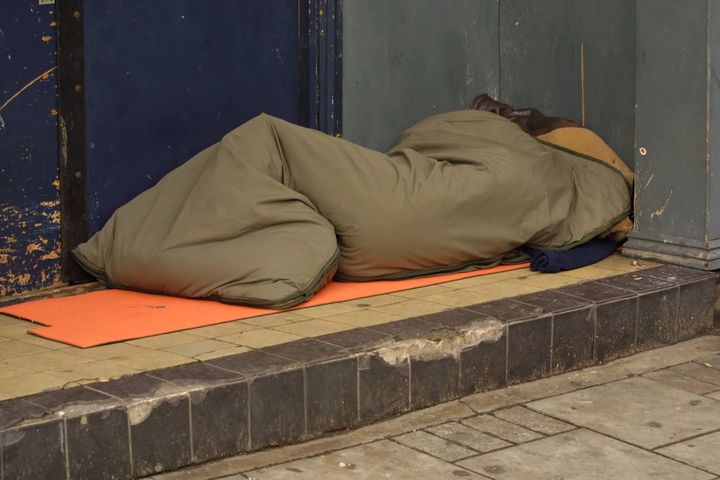 The document advises TfL staff 'vagrants' are often 'dirty and smelly' (file picture)