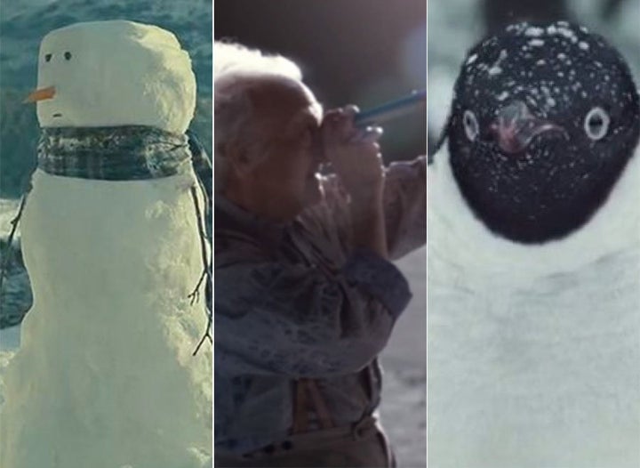 Three past John Lewis Christmas ads