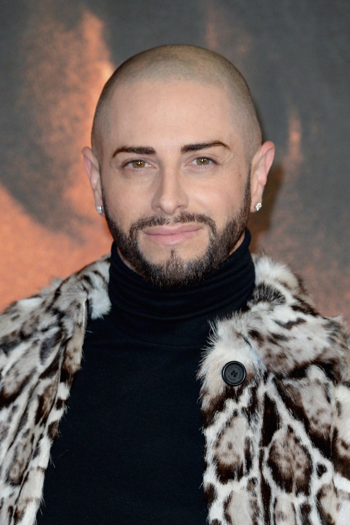 Brian Friedman is not afraid of a bold coat