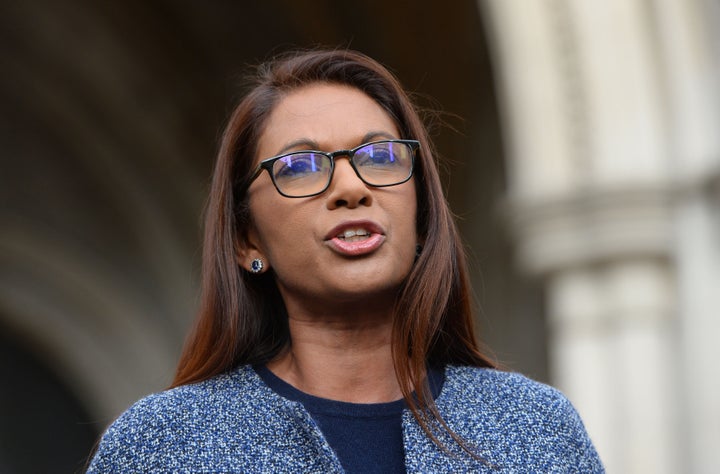 Gina Miller outside the High Court