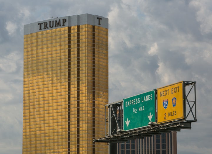 The Trump International Hotel & Tower Las Vegas -- one of the six U.S.-based Trump hotels to offer on-demand adult films.