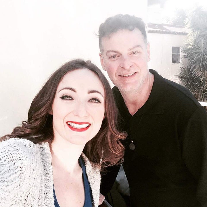 <p>Canadian Singer Apryll Aileen and hairstylist Daniel Gravel</p>