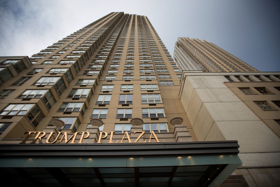 New York's Trump Plaza in March.