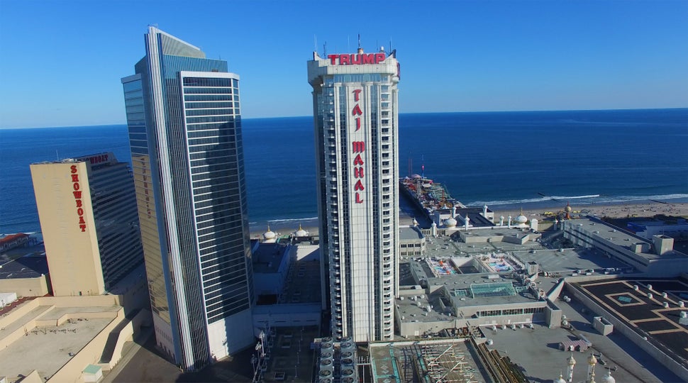 The Trump Taj Mahal's Chairman Tower in July.