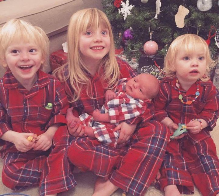 Esther Vaughan's four children. 