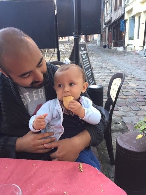 Han-Son Lee and his son Max.