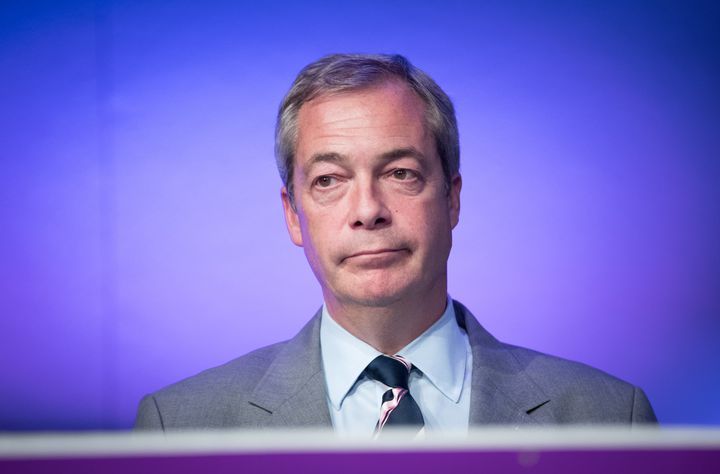 Nigel Farage, who last week called for a huge march of Brexiters