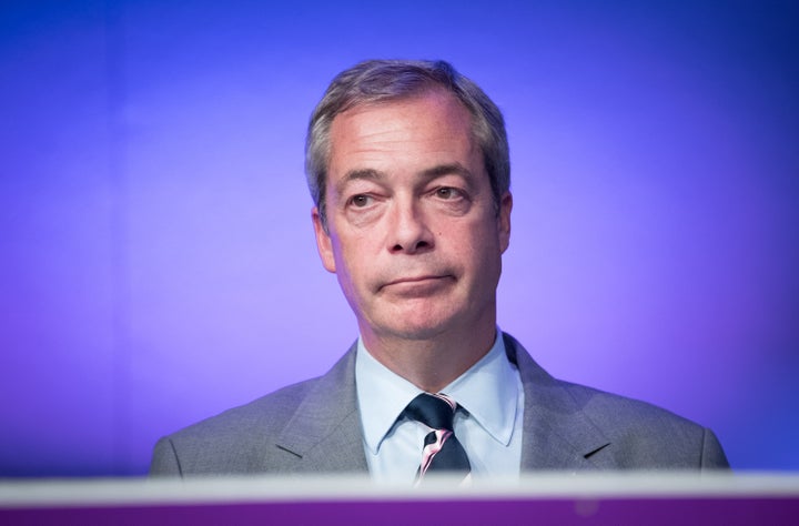 <strong>Nigel Farage, who last week called for a huge march of Brexiters</strong>
